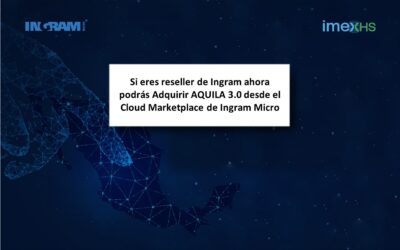 Si eres reseller de Ingram ahora podrás adquirir AQUILA 3.0 desde el cloud marketplace de Ingram micro.