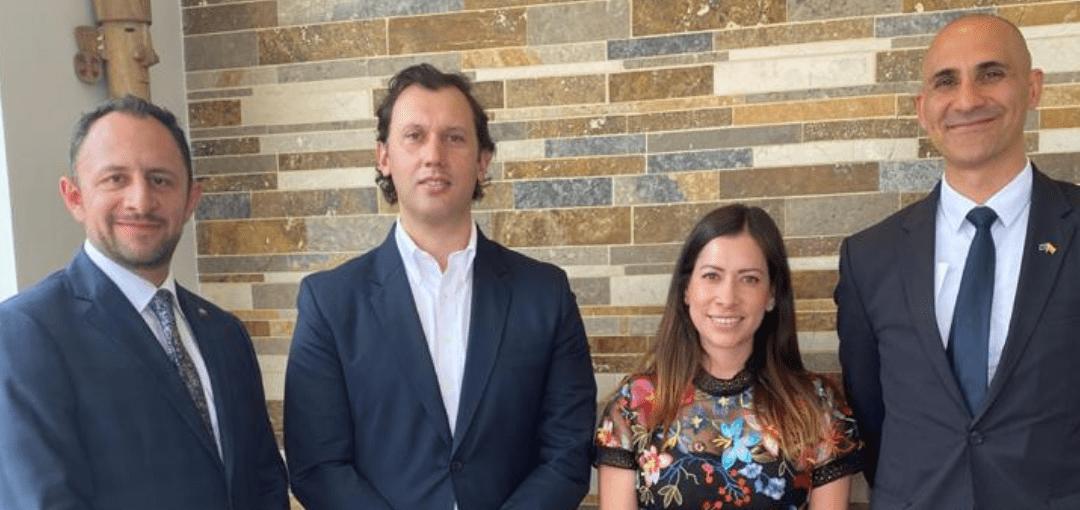 Business conference with the Australian embassy.