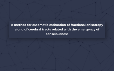 A method for automatic estimation of fractional anisotropy along of cerebral tracts related with the emergency of consciousness
